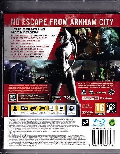 Batman Arkham City - PS3 (B Grade) (Genbrug)